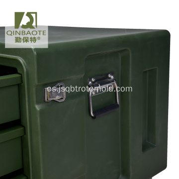 Estuche de transporte resistente rotomoldeado (plástico) para cualquier aplicación aeroespacial y de defensa